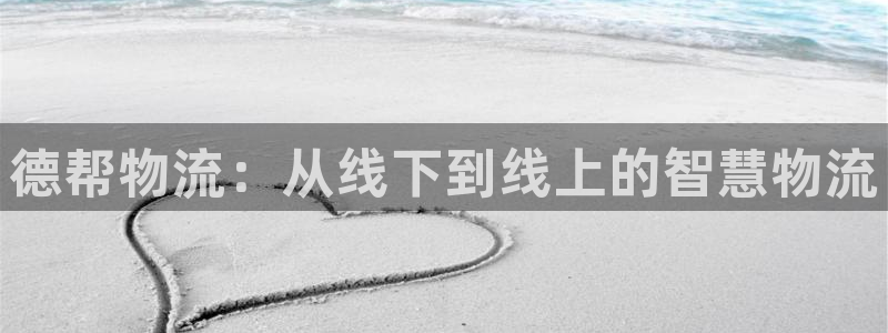 ,优游国际加拿大28：德帮物流：从线下到线上的智慧物流