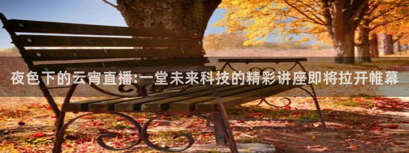 nba在线直播24直播：夜色下的云宵直播:一堂未来科技的精彩讲座即将拉开帷幕